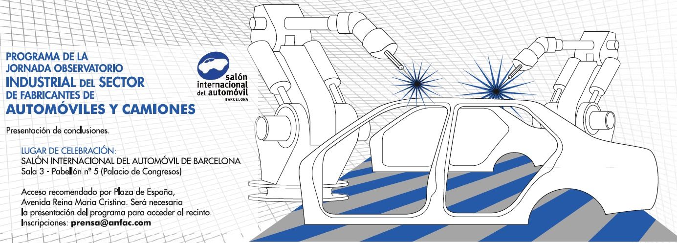 Programa de la Jornada Observatorio Industrial del sector de Fabricantes de autóviles y camiones