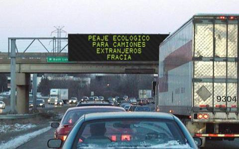Peaje ecológico para camiones