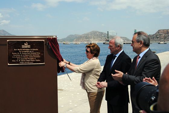 inauguración muelle polivalente en el puerto de Cartagena