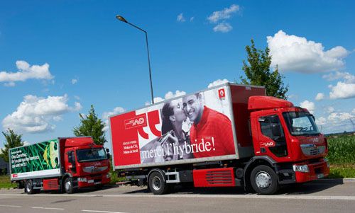 Norbert Dentressangle recibe los primeros camiones con tecnología híbrida.