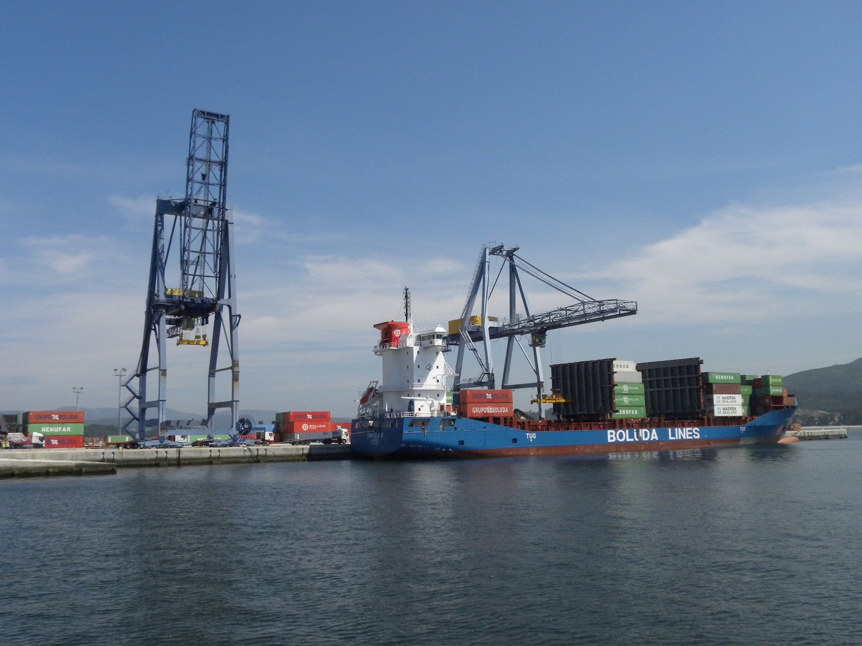 Boluda comienza a operar en la terminal del Ferrazo del puerto de Vilagarcía.