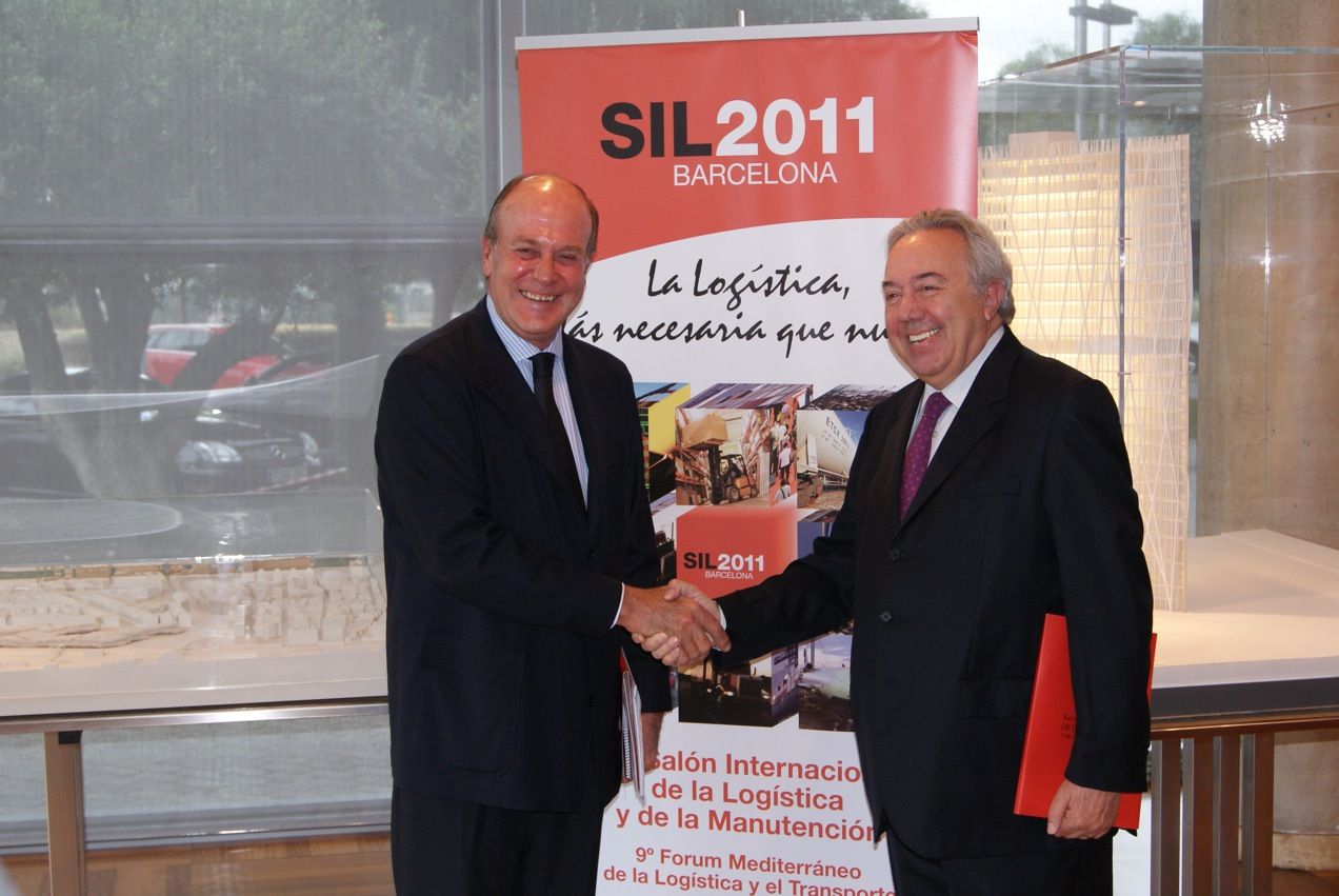 Enrique Lacalle y Manuel Royes en la presentación del SIL 2011