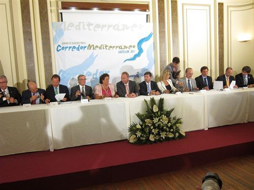 Reunión de alcaldes en defensa del Corredor Mediterráneo