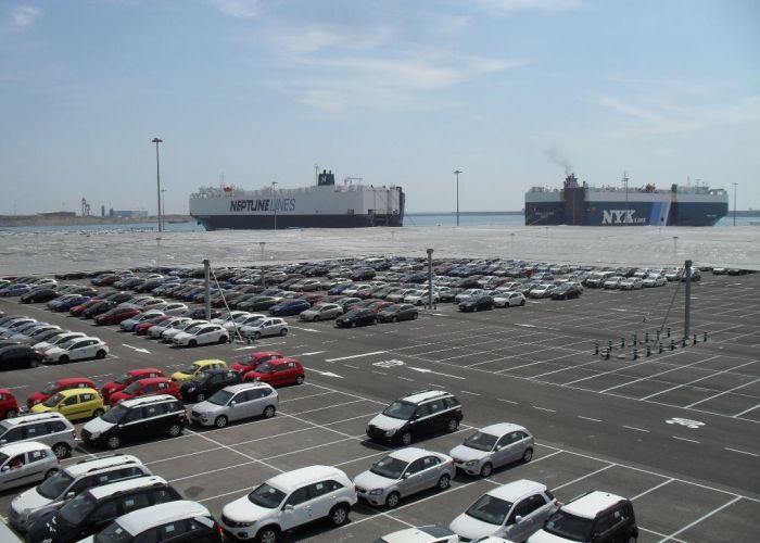 Terminal de Carport en el puerto de Sagunto