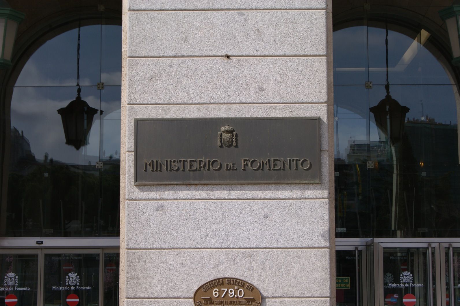 Sede del Ministerio de Fomento en el Paseo de la Castellana de Madrid.