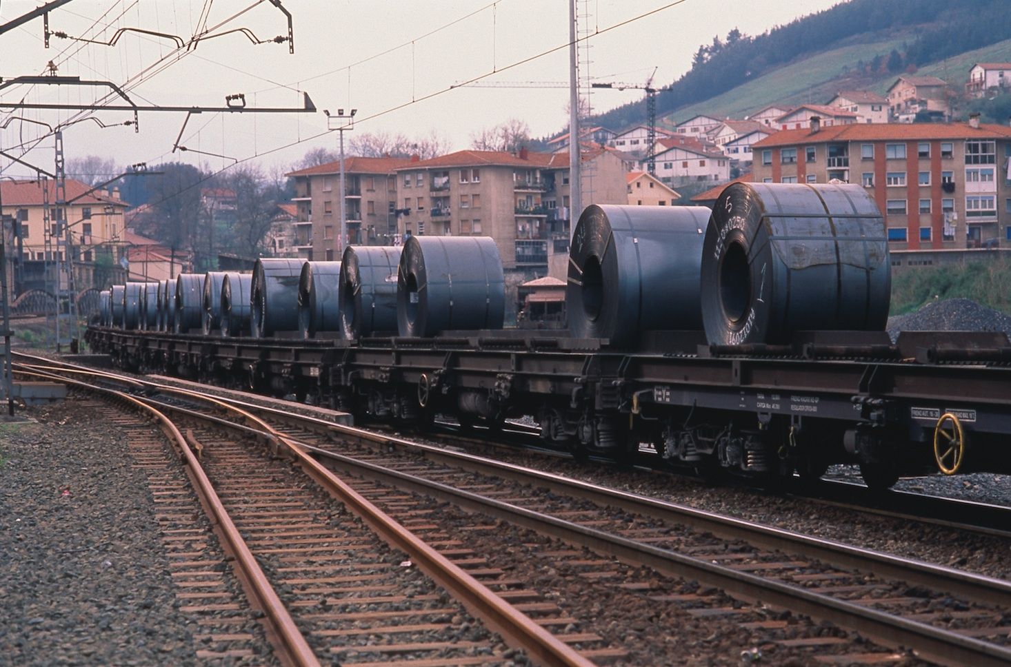 FEVE plataformas para el transporte de bobinas de acero
