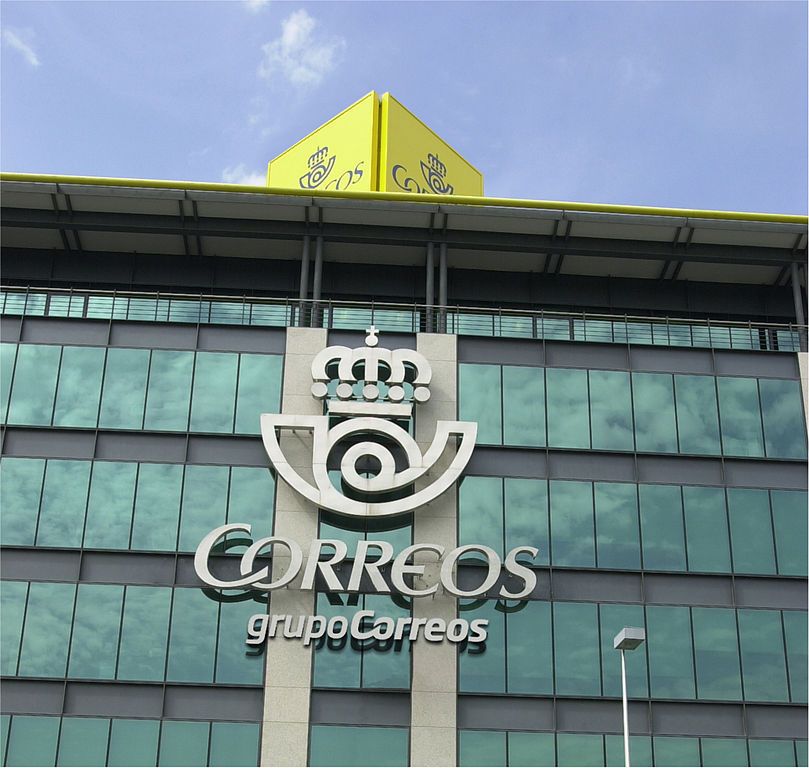 Sede central de Correos en Madrid