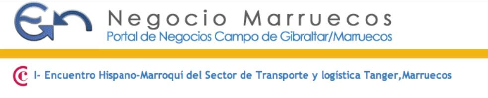 Primer Encuentro Hispano Marroquí del sector del Transporte y la Logística