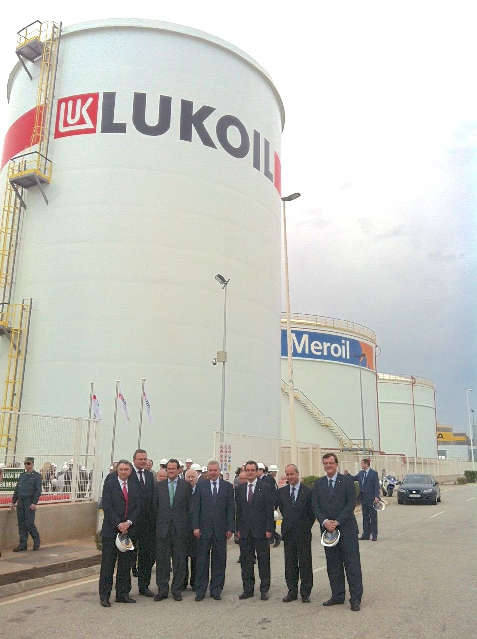 Inauguración de la terminal de Lukoil en el puerto de Barcelona