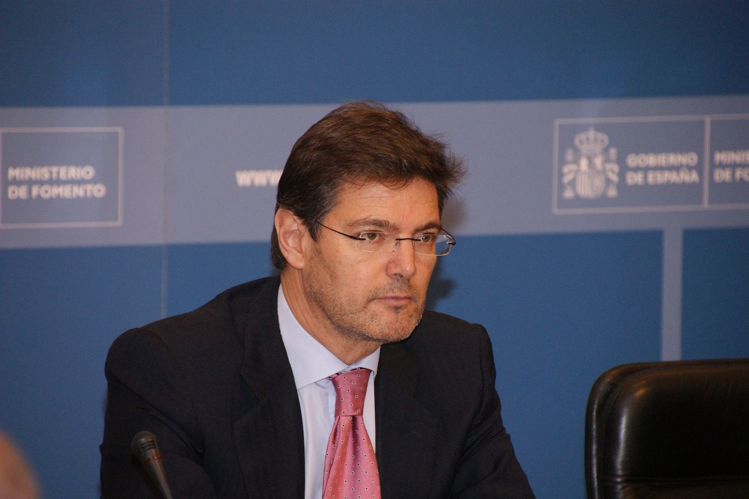 Rafael Catalá, secretario de Estado de Infraestructuras, Transporte y Vivienda