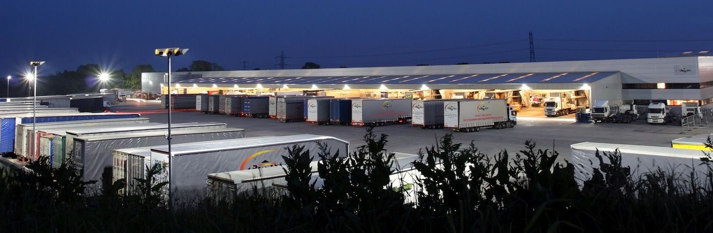 Hub de distribución de Pall-Ex en el Reino Unido. Hub de distribución de Pall-Ex en el Reino Unido.