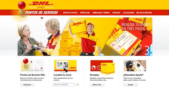 DHL Express lanza una web sobre sus puntos de servicio