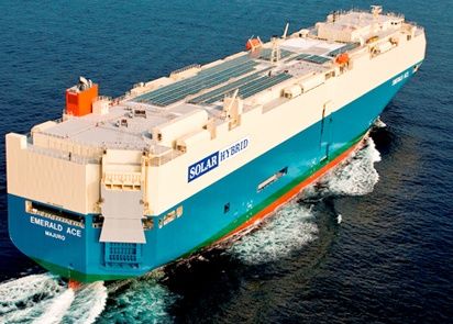 En funcionamiento el nuevo buque híbrido de carga rodada de MOL En funcionamiento el nuevo buque híbrido de carga rodada de MOL