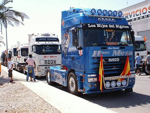 El transporte por carretera celebra la festividad de su patrón. El transporte por carretera celebra la festividad de su patrón.