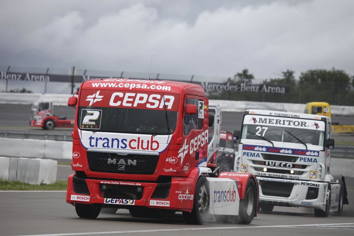 Albacete continúa luchando por alcanzar el liderazgo en el Campeonato Europeo de carreras de Camiones