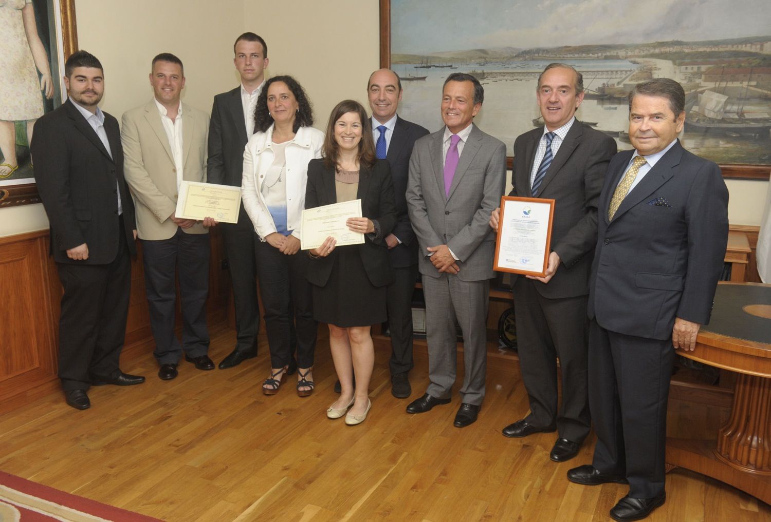 El puerto de La Coruña recibe el máximo reconocimiento europeo en gestión medioambiental