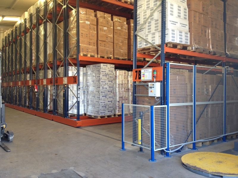 Movirack Mecalux en Noberplast