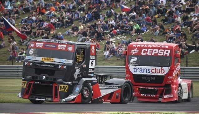 Antonio Albacete pierde el primer puesto en el europeo de carreras de camiones tras el gran premio de Most.