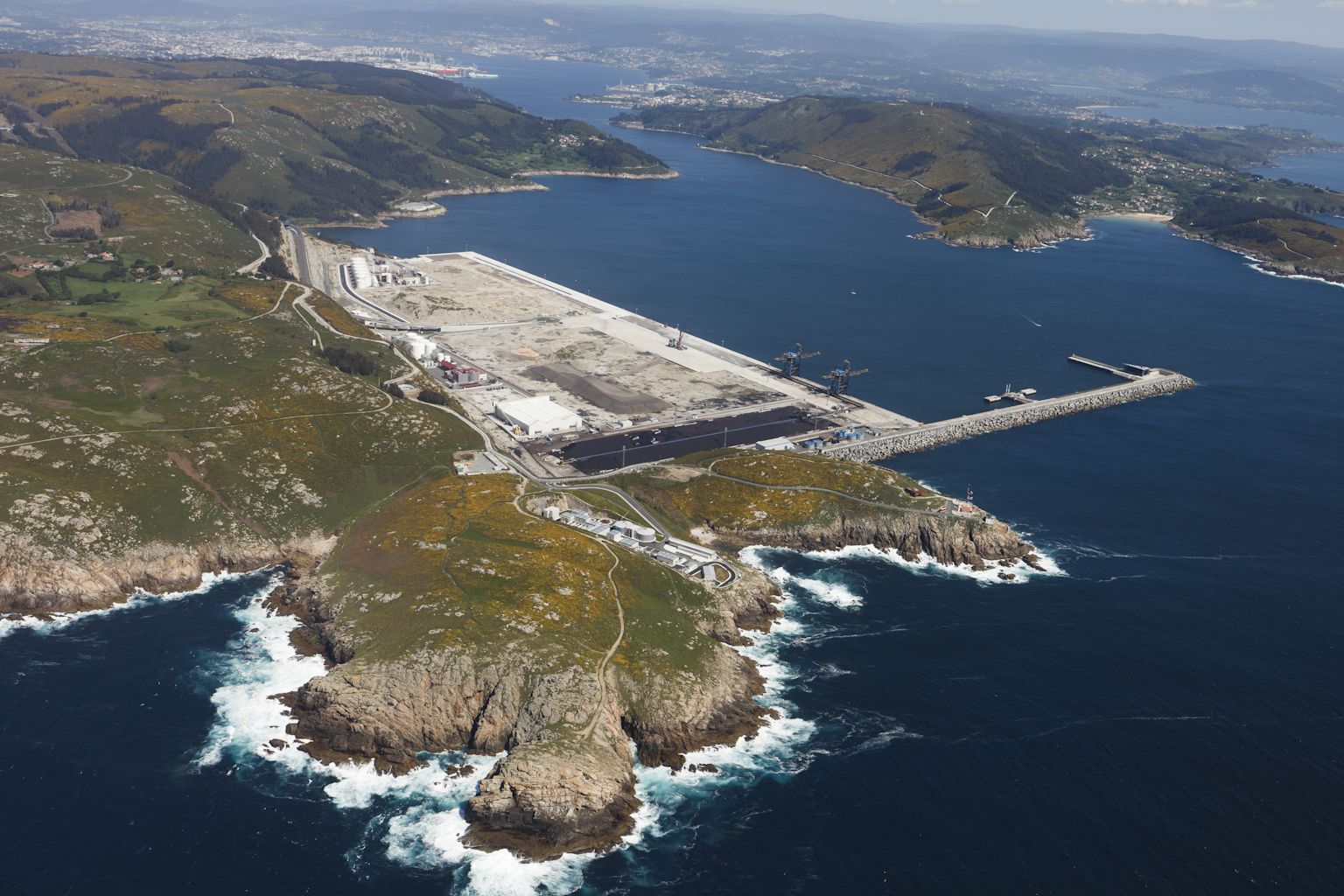 Puerto de Ferrol vista aérea
