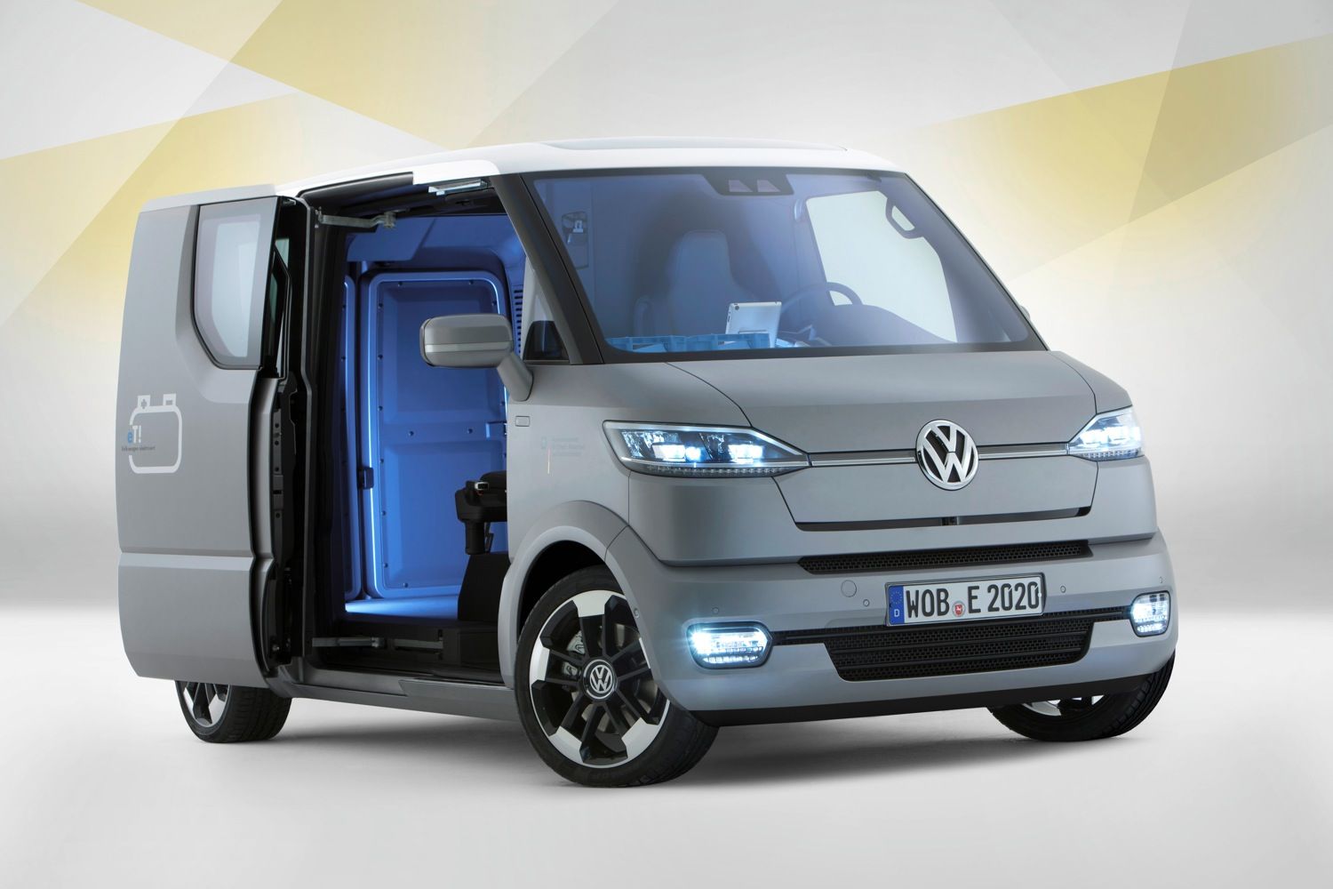 Prototipo eT! que llevará Volkswagen Vehiculos Comerciales a la IAA 2012.