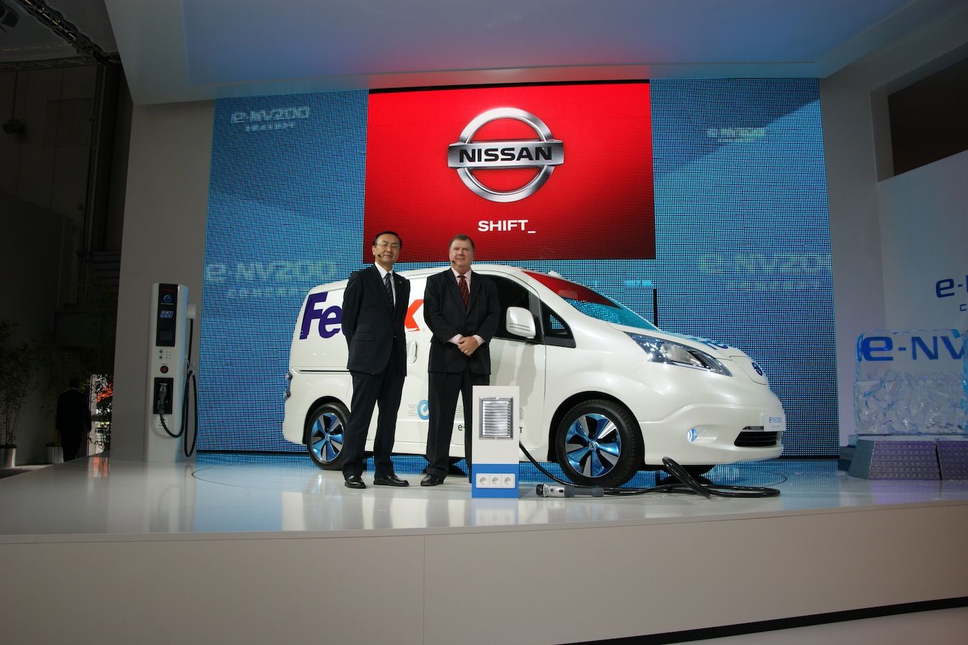 Nissan presenta la e-NV200 electrica que se construira en Barcelona para todo el mundo