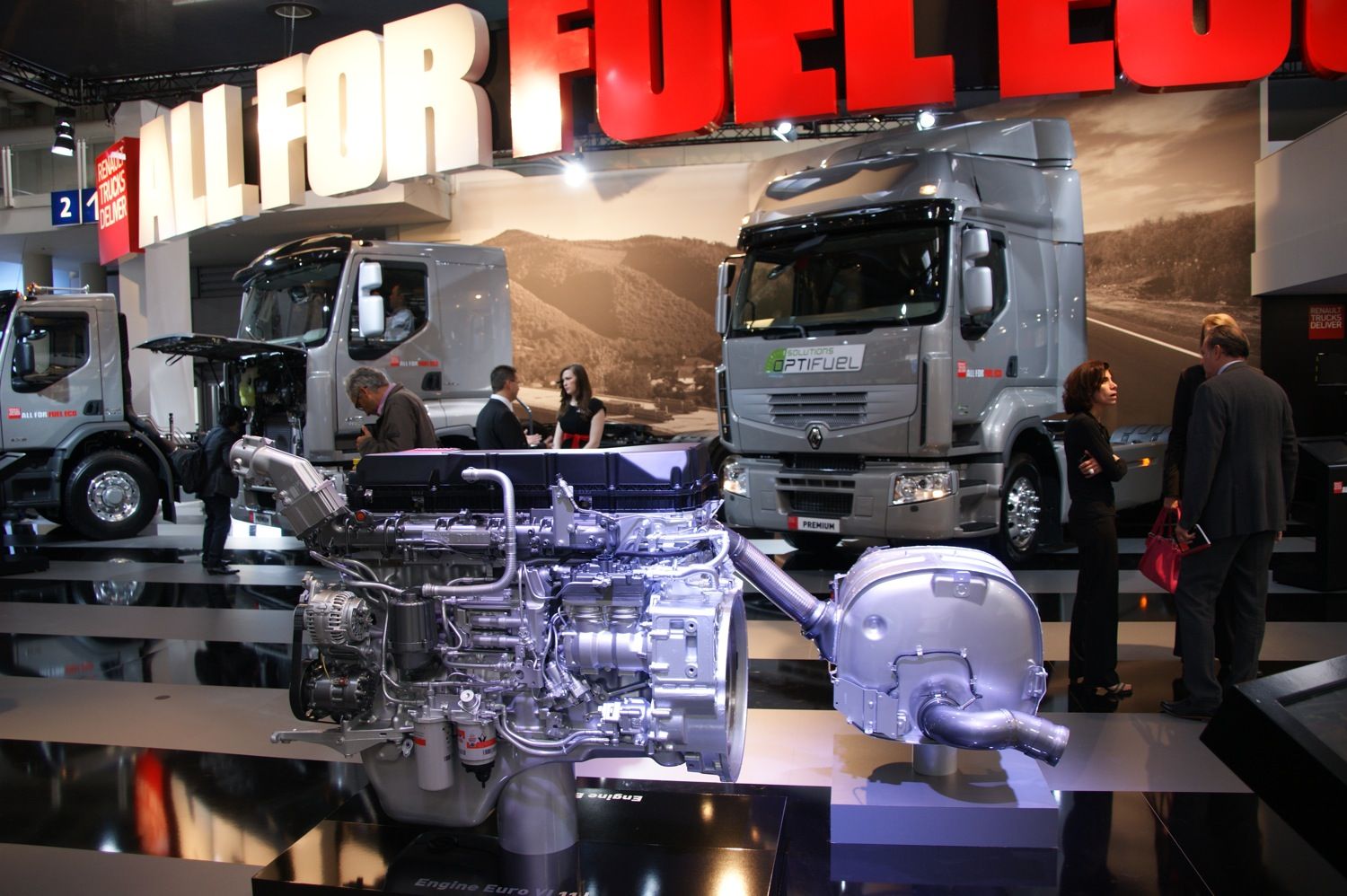 Renault Trucks motor Euro 6 en la IAA de Hannover