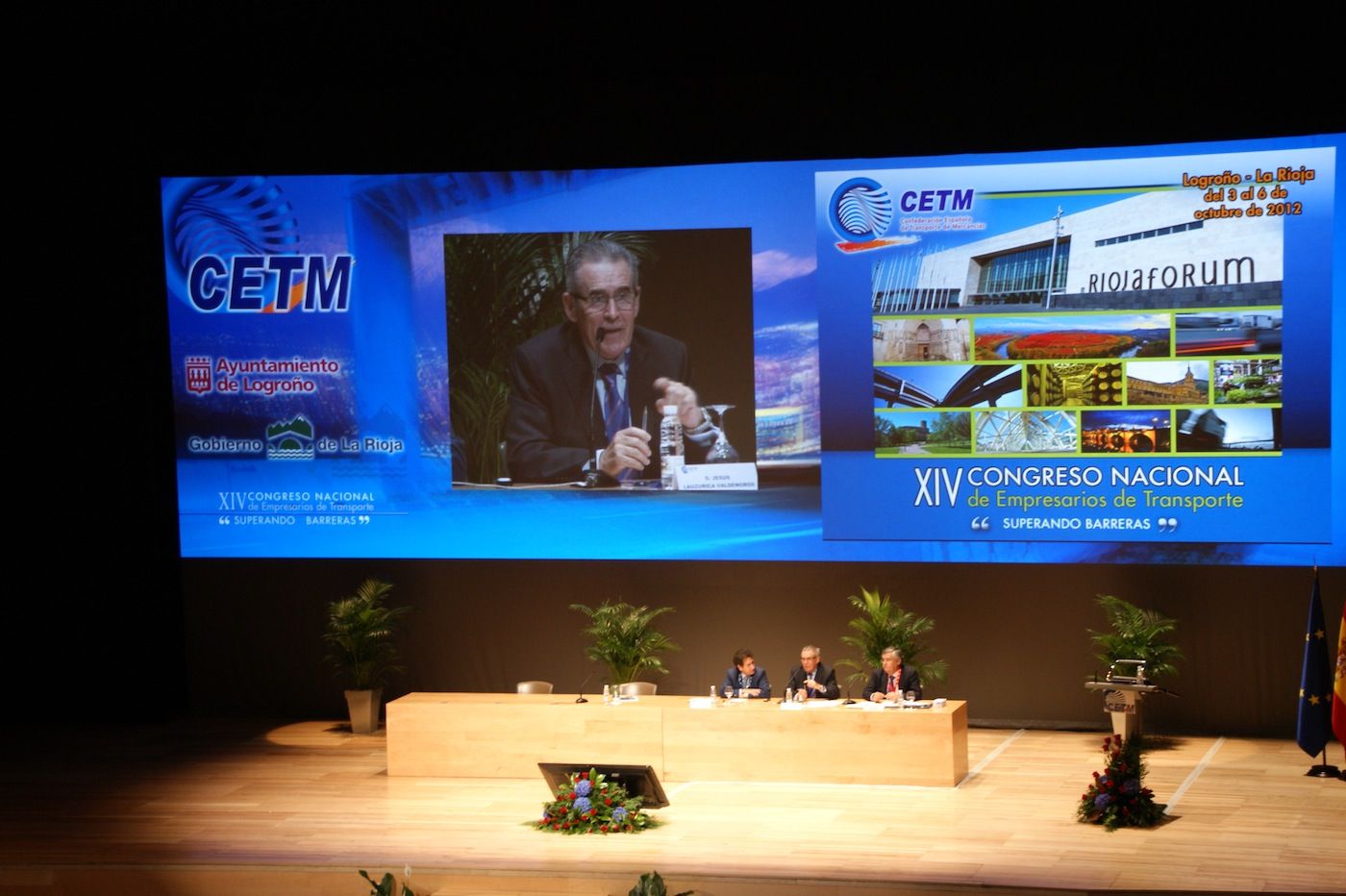 Jesus Lauzurica Valdemoros de la Agencia Tributaria en el Congreso de la CETM en Logroño