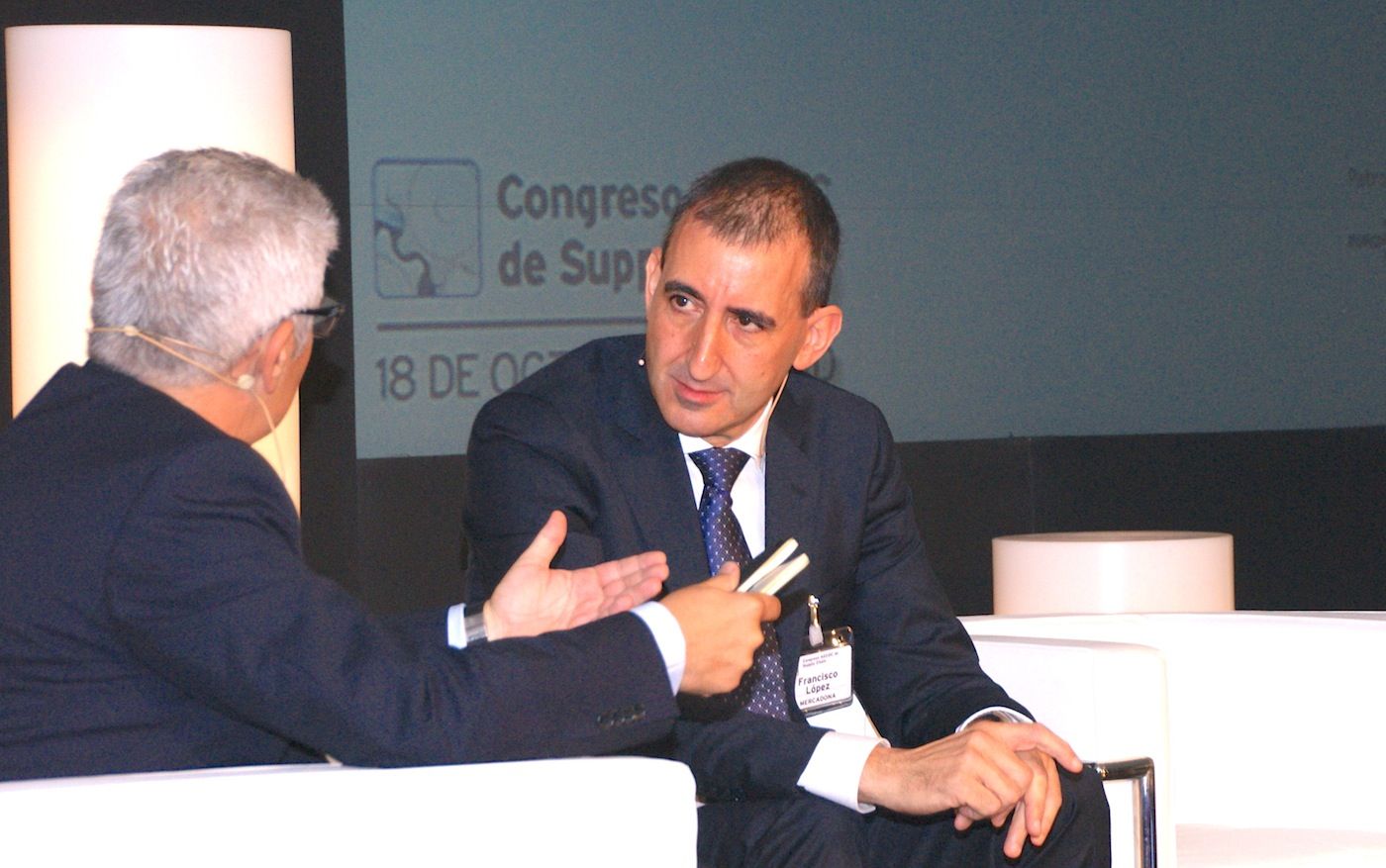 Francisco López, director de Logística de Mercadona en el Congreso Aecoc de Supply Chain.