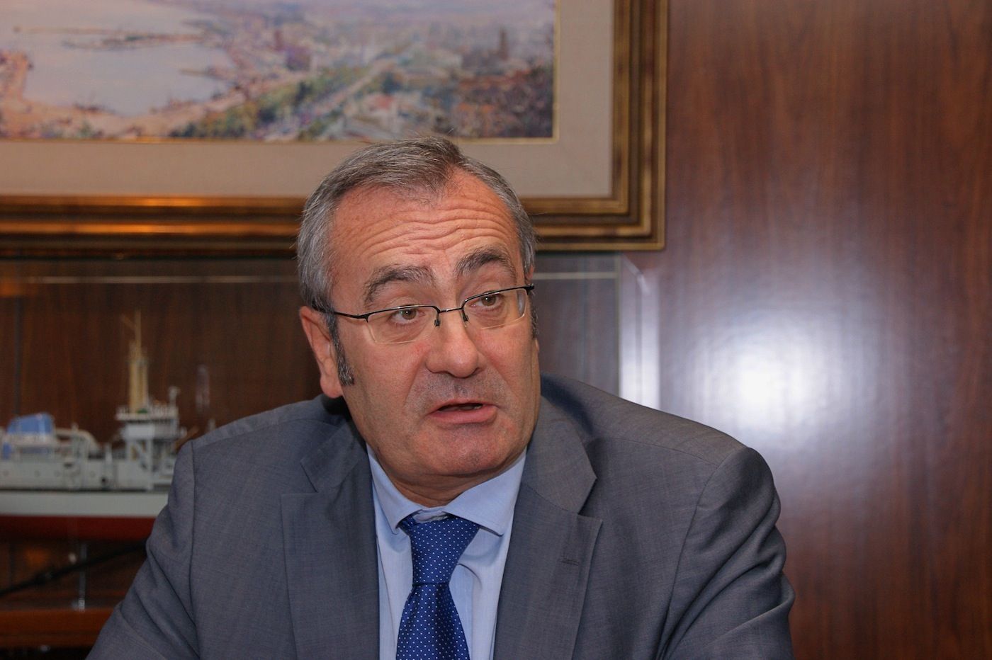 Jose Llorca, presidente de Puertos del Estado, durante la entrevista concedida en exclusiva a cadenadesuministro.es.