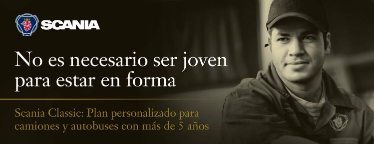 Nuevo plan de mantenimiento para vehículos Scania con más de cinco años