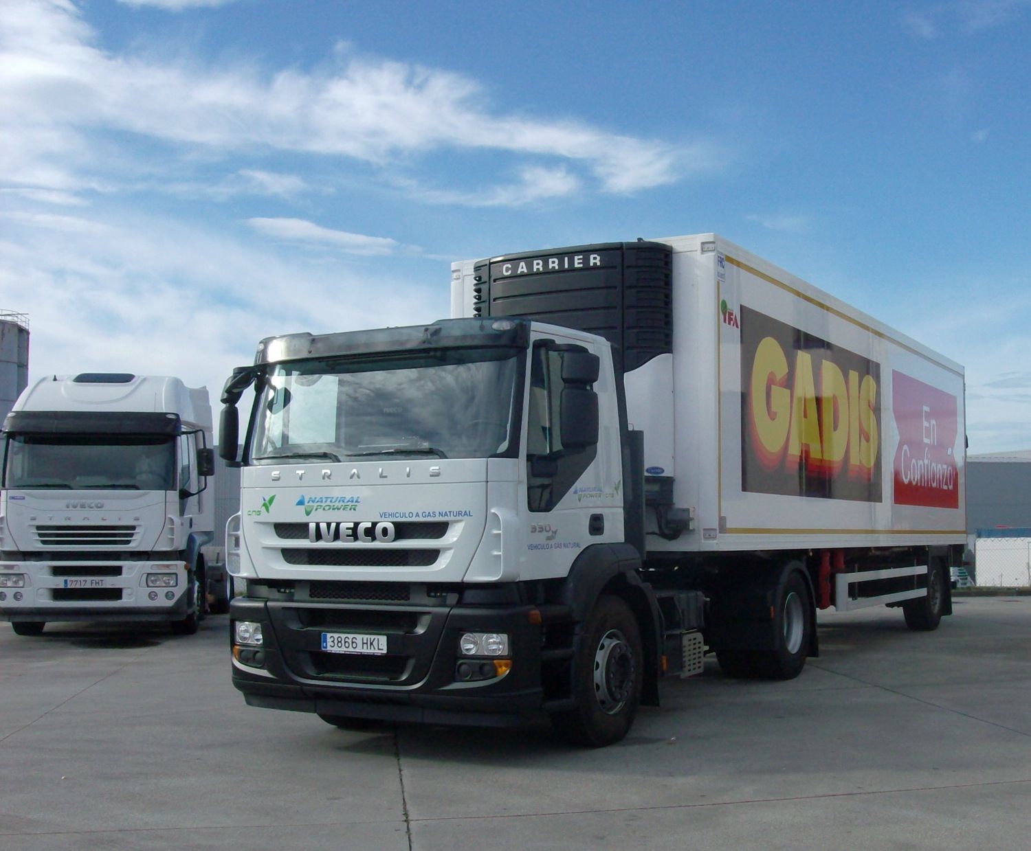 Gadisa amplía su flota con un nuevo camión Stralis de Iveco propulsado por gas natural comprimido