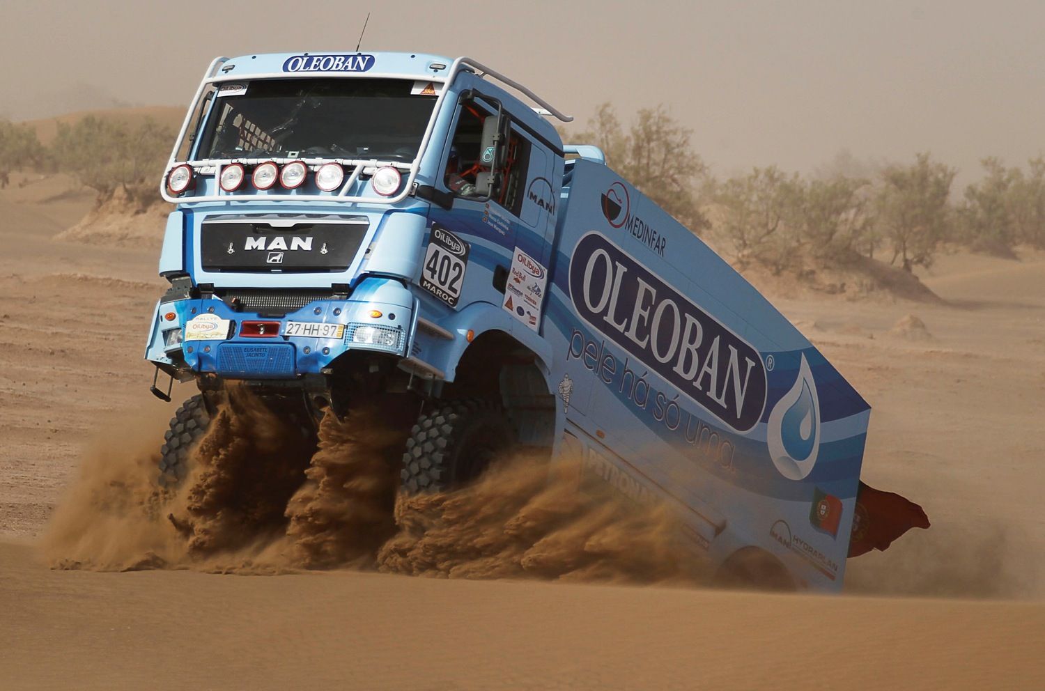 Man, medalla de bronce en el Rally de Marruecos 2012
