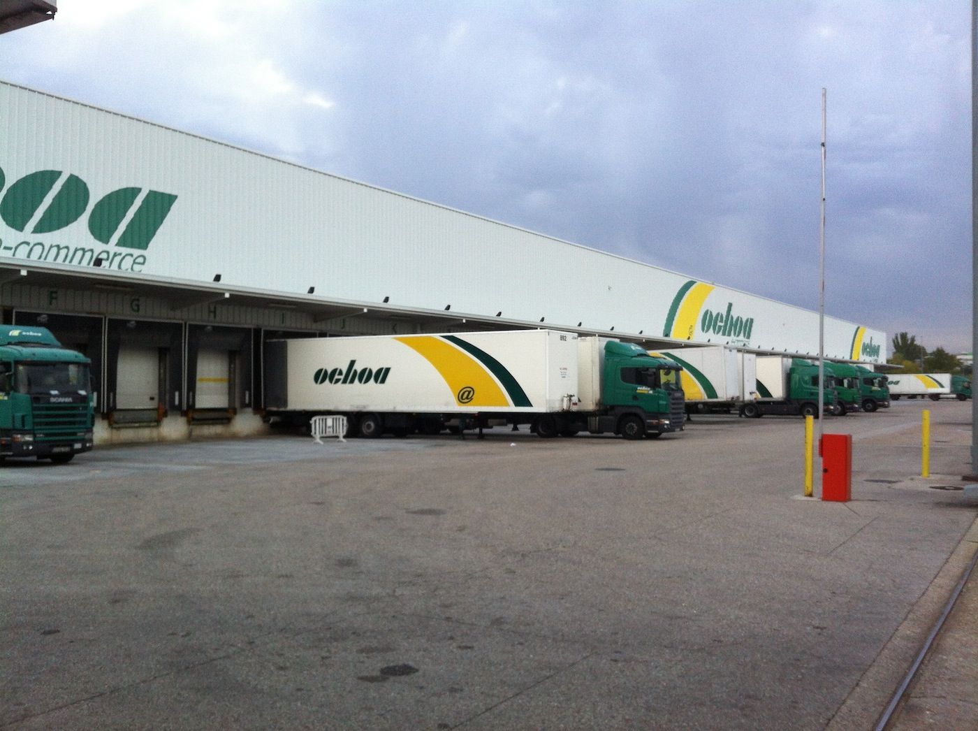 Instalaciones de Transportes Ochoa en la localidad madrileña de Coslada