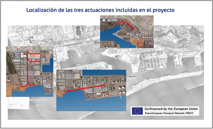 El puerto de Barcelona recibe ayuda financiera de la UE para adaptar su red ferroviaria al ancho internacional