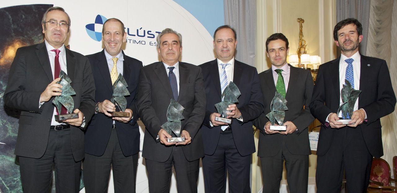 Galardonados en la última edicion de los premios del Clúster Marítimo Español Galardonados en la última edicion de los premios del Clúster Marítimo Español