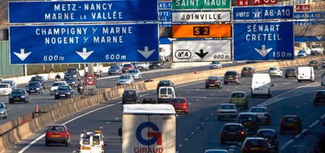 Circulacion en las carreteras francesas