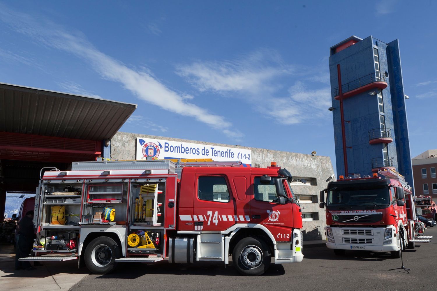 camiones bomberos Volvo Tenerife
