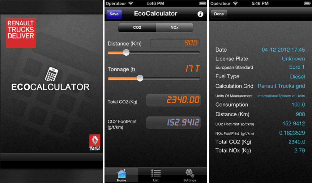 ecocalculator iphone