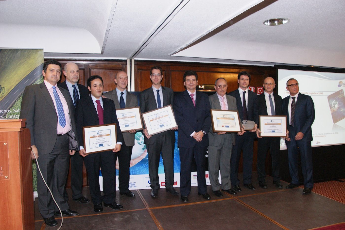 Galardonados en los Premios CEL 2012