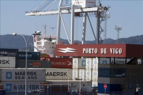 Muelles del puerto de Vigo