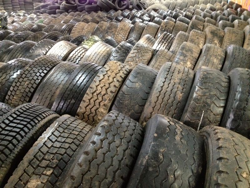 Neumáticos de camión de segunda mano