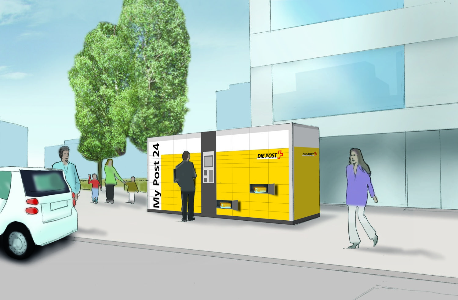 Swiss Post introduce buzones automáticos para combatir el fuerte crecimiento del e-commerce