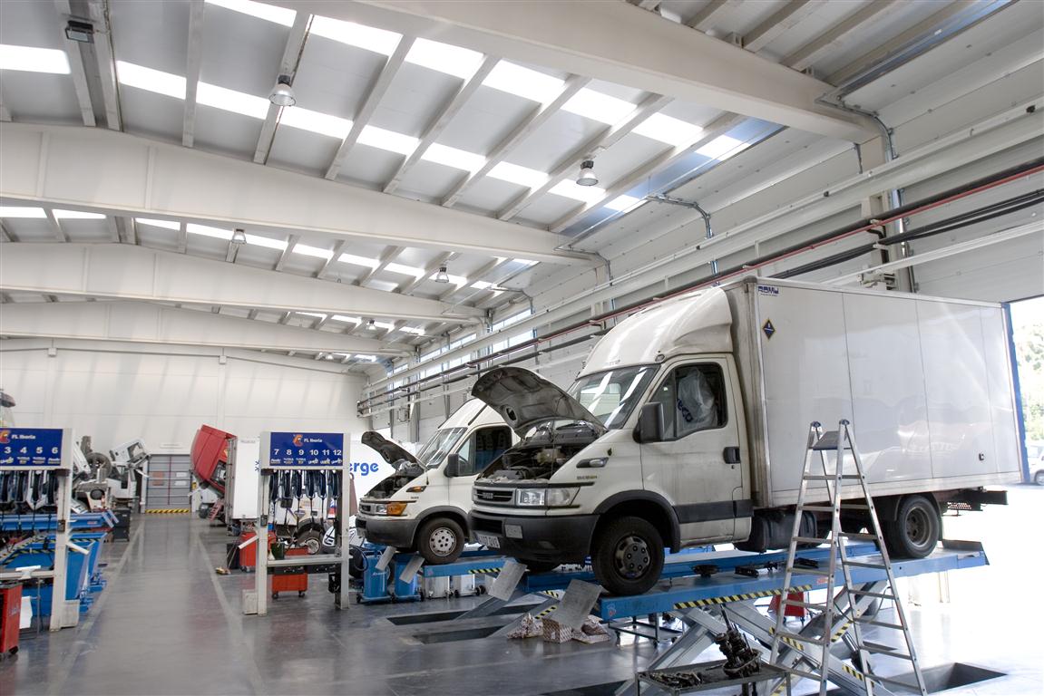 Servicio de taller de vehiculos industriales
