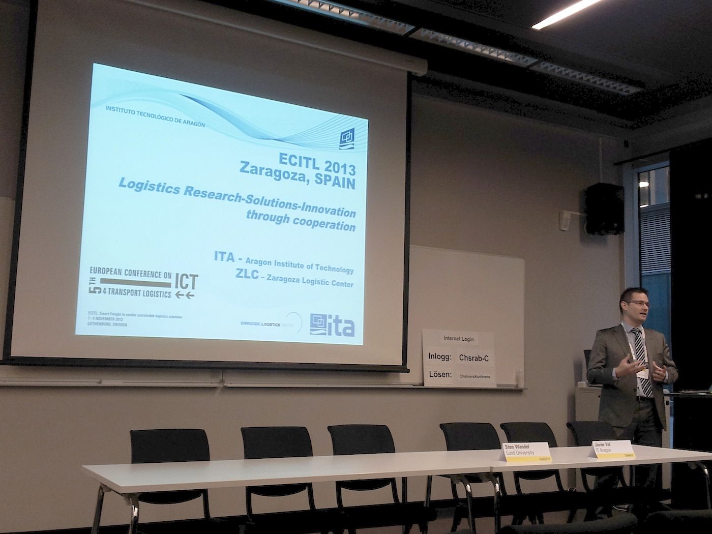 ECITL Congreso europeo sobre logistica organizado por el ITA