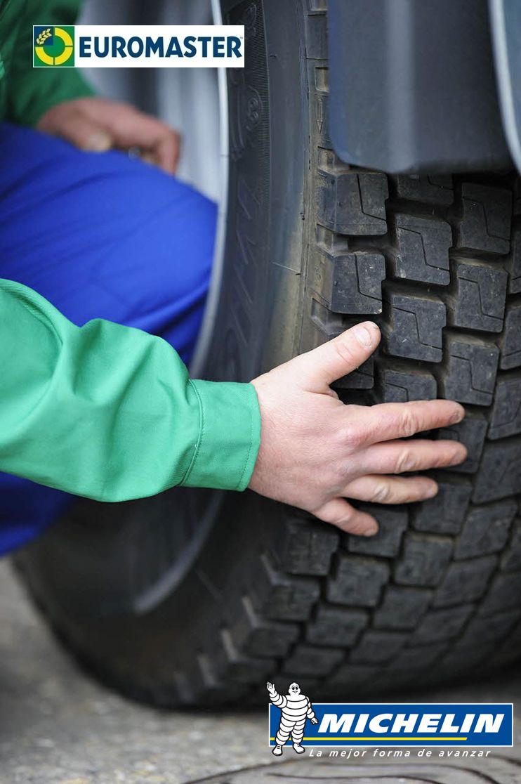 Campaña de revisión de neumáticos de camión de Michelin y Euromaster.