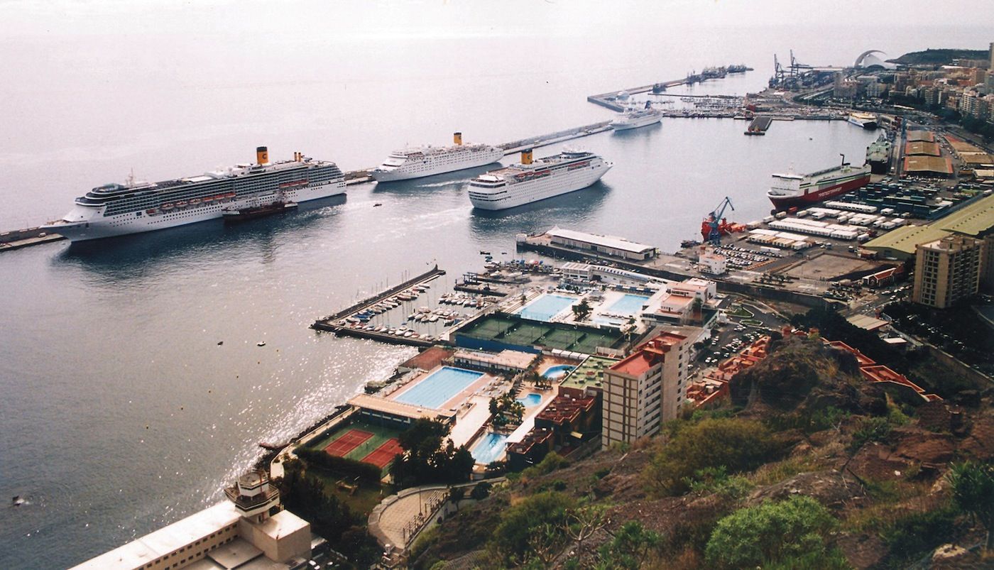 cruceros en el puerto de tenerife