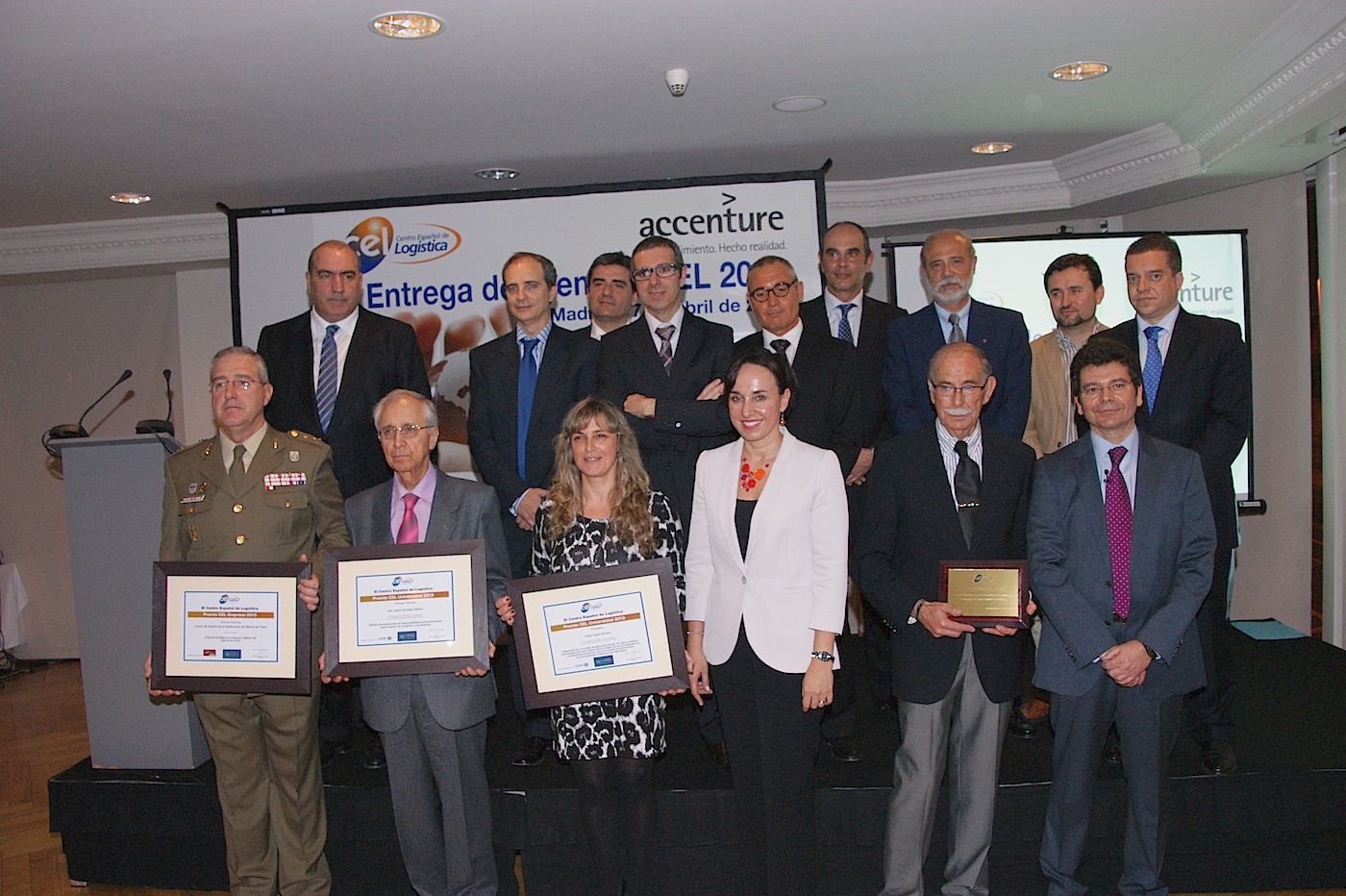 Galardonados en la edición de 2013 de los Premios CEL 