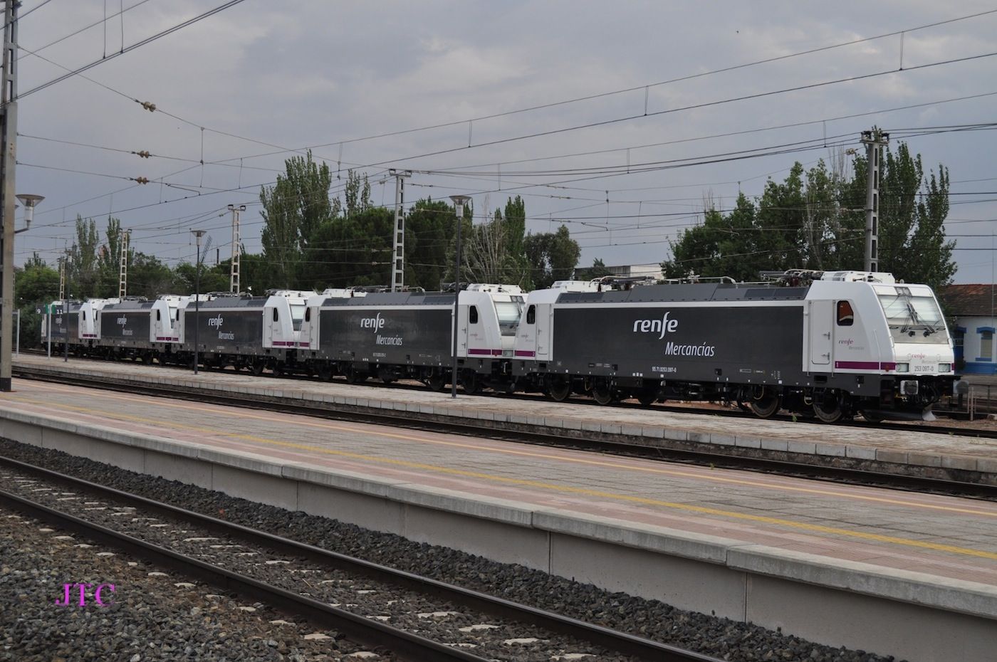 locomotoras electricas de Renfe Mercancias