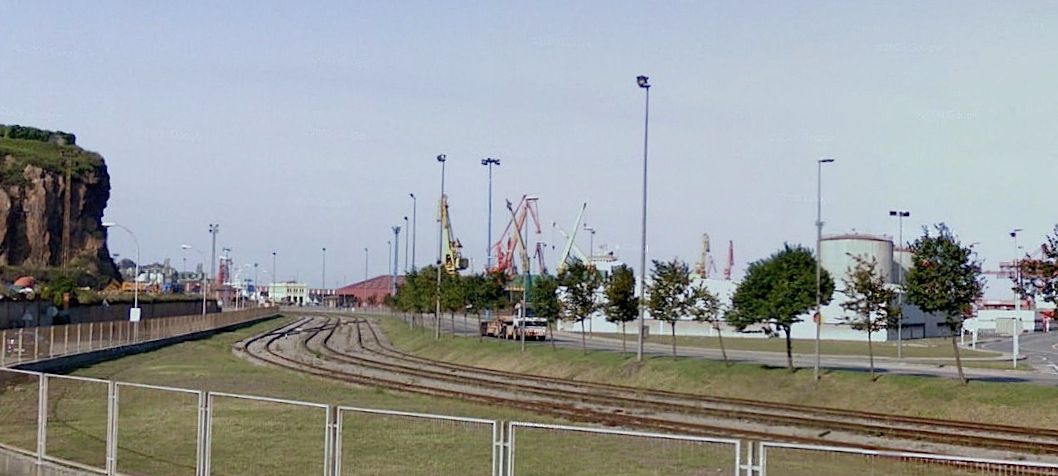 Red ferroviaria del puerto de Gijón