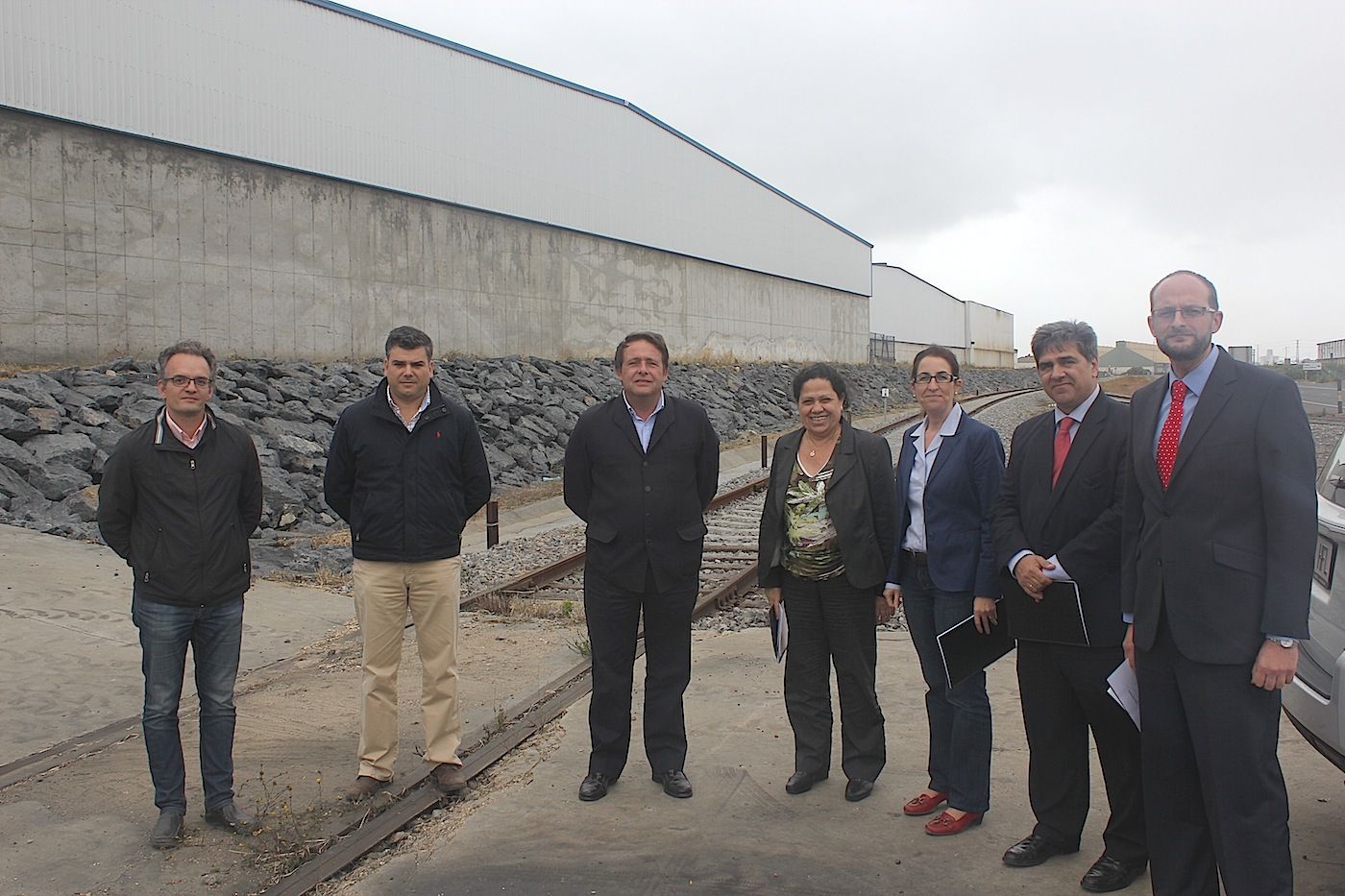 El puerto de Huelva renueva la infraestructura ferroviaria en el muelle Sur del puerto Exterior